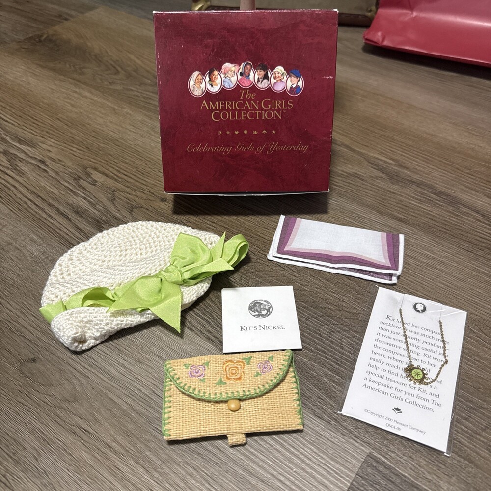 American Girl Kit Kittredge Meet Accessories New In Box PC